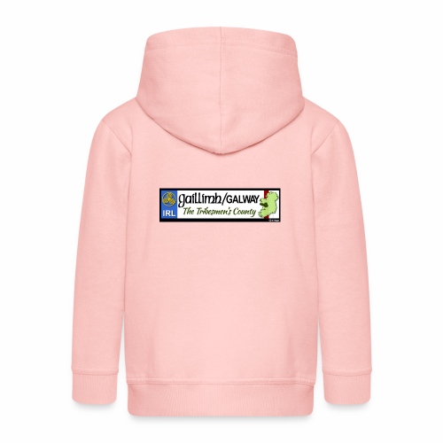 CO. GALWAY, IRELAND: licence plate tag style decal - Kids' Premium Hooded Jacket