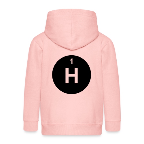 Hydrogen (H) (element 1) - Kids' Premium Hooded Jacket