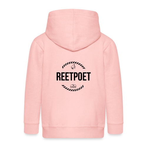 ReetPoet | Logo Schwarz - Kinder Premium Kapuzenjacke