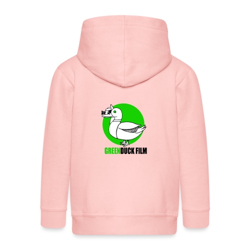 Greenduck Film Ghost Duck Logo - Premium hættejakke til børn