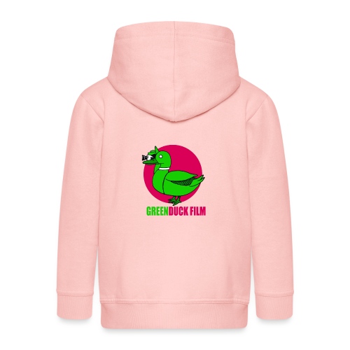 Greenduck Film dark pink Sun Logo - Premium hættejakke til børn