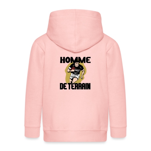 HOMME DE TERRAIN ! (Rugby) - Kids' Premium Hooded Jacket