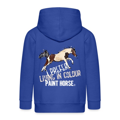 Paint Horse Living in Color - Kinder Premium Kapuzenjacke