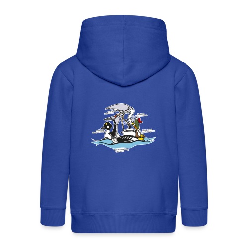 Birds of a Feather - Kids' Premium Hooded Jacket