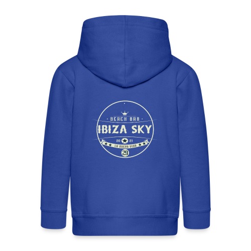 IBIZA SKY Beach Bar 29 - Logo - Kinder Premium Kapuzenjacke