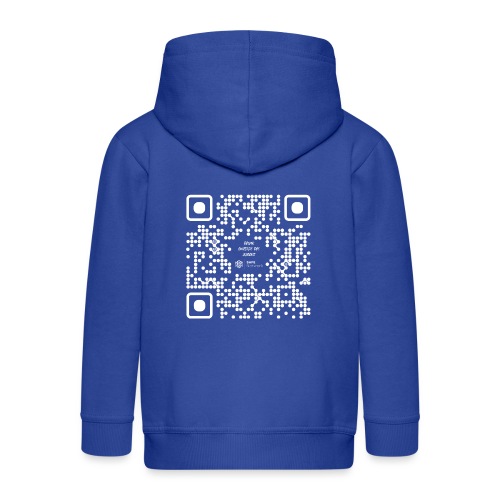 QR The New Internet Should not Be Blockchain Based W - Kids' Premium Hooded Jacket