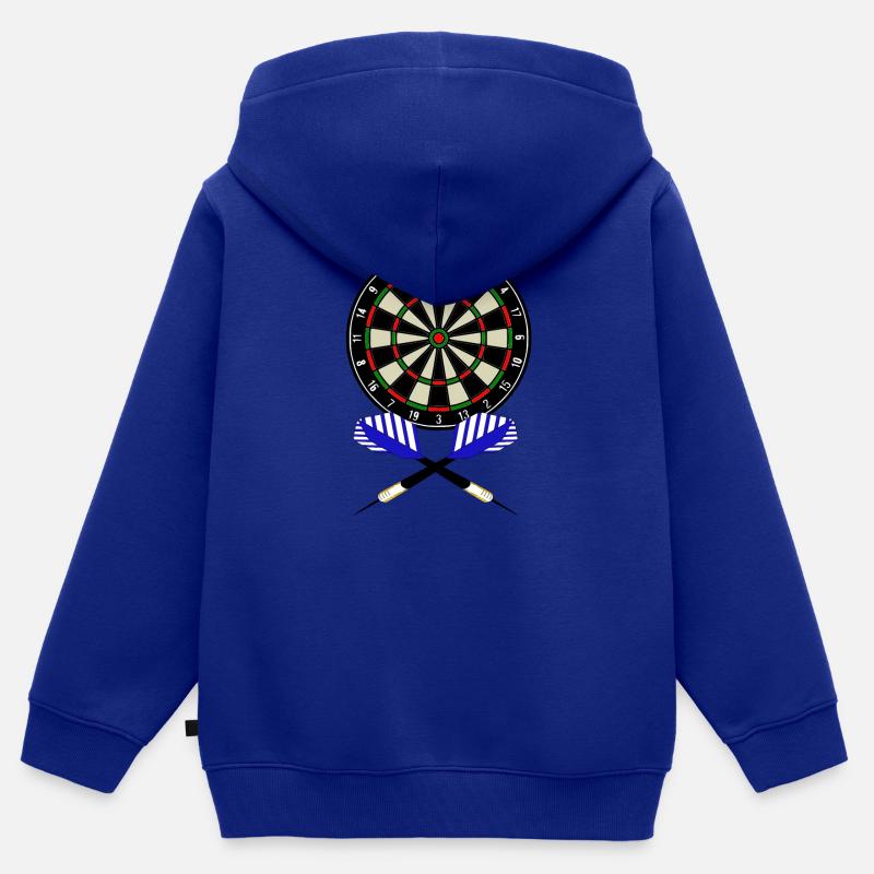 Dartscheibe Kinder Premium Organic Zip Hoodie