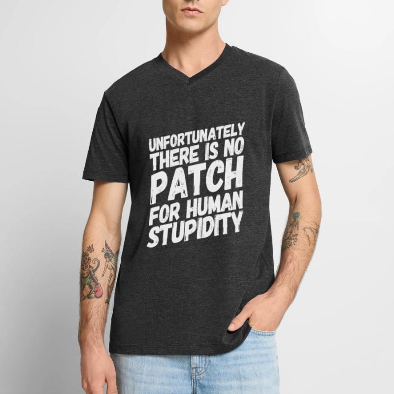 Admin Administrator Computer Science Computer Men's Premium Organic T-shirt with V-neck