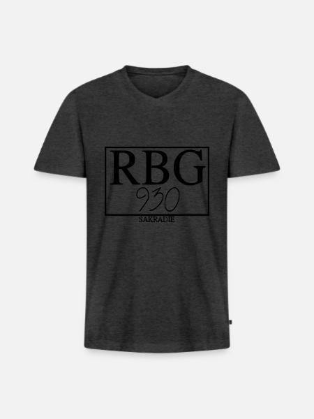 #RBG Buam - Männer Premium Bio T-Shirt mit V-Ausschnitt - 