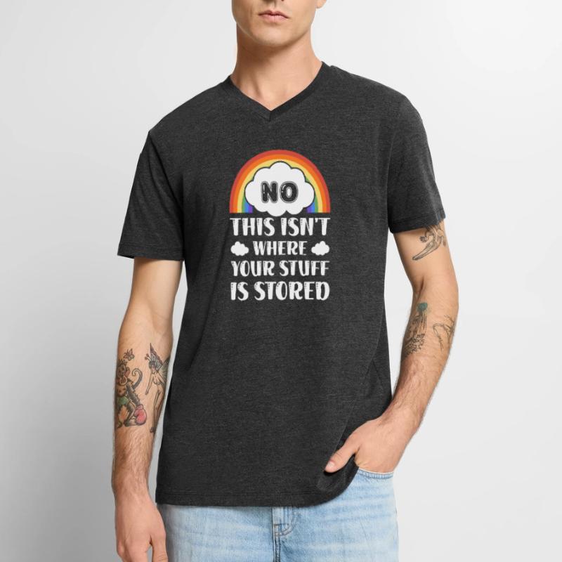 Cloud Computing Informatik Computer Programmierer Männer Premium Bio T-Shirt mit V-Ausschnitt