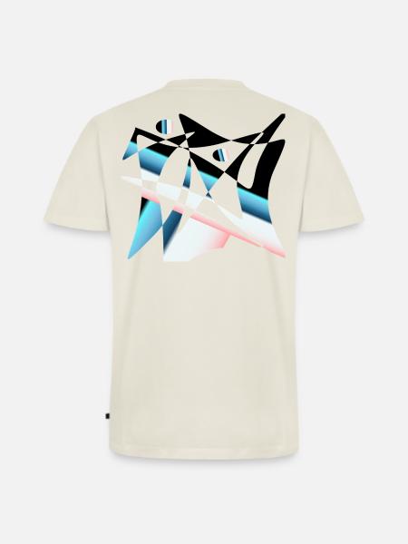 nueva_obra14 - Männer Premium Bio T-Shirt mit V-Ausschnitt - Naturweiß