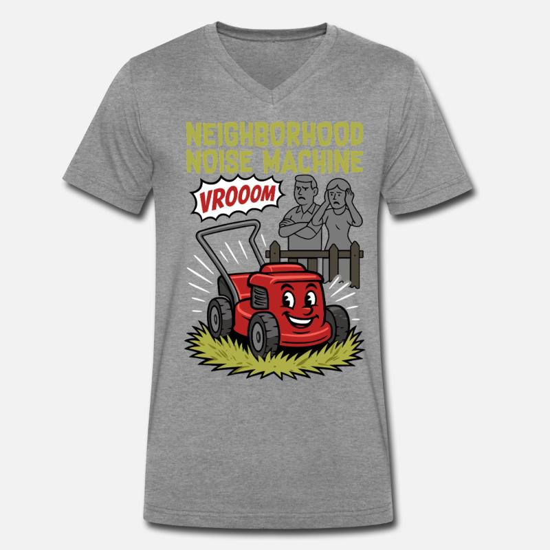 Machine à bruit de quartier T-shirt encolure en V Premium bio Homme