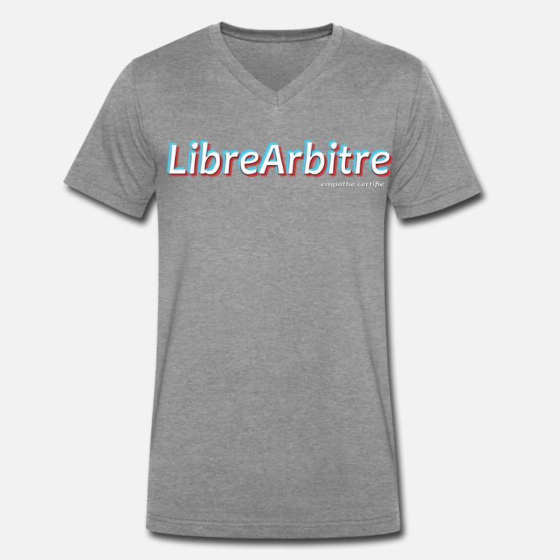 Libre Arbitre T-shirt encolure en V Premium bio Homme