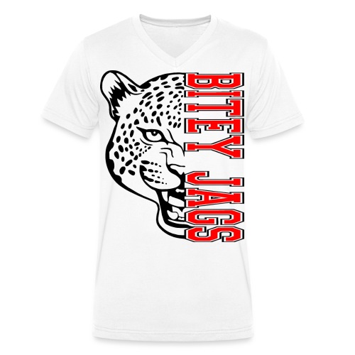 Bitey Jags - Männer Bio-T-Shirt mit V-Ausschnitt von Stanley & Stella