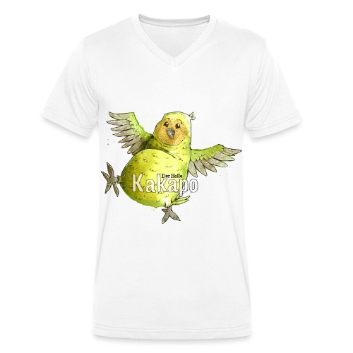 Kakapo Vogel - Stanley/Stella Men's Organic V-Neck T-Shirt 
