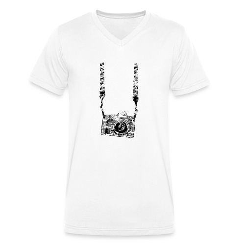 Kamera - Männer Bio-T-Shirt mit V-Ausschnitt von Stanley & Stella