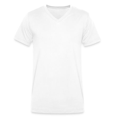 Stolzer Bullypapa minimalistisch - Stanley/Stella Männer Bio-T-Shirt mit V-Ausschnitt