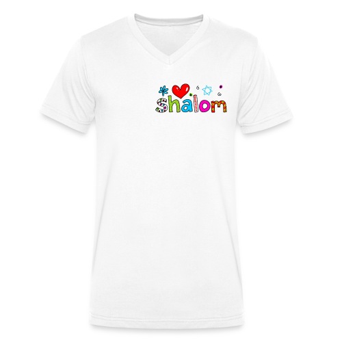 Shalom II - Stanley/Stella Männer Bio-T-Shirt mit V-Ausschnitt