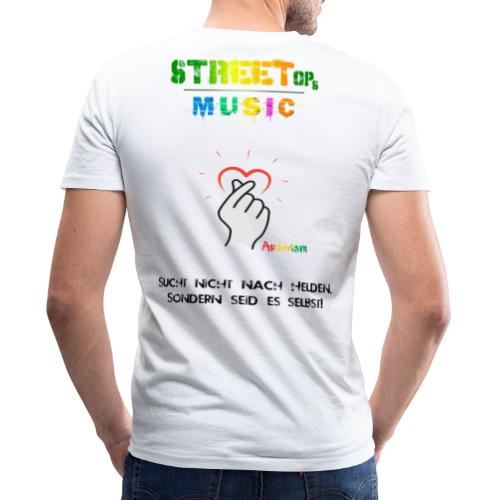 StreetOps helle Farben - Stanley/Stella Männer Bio-T-Shirt mit V-Ausschnitt