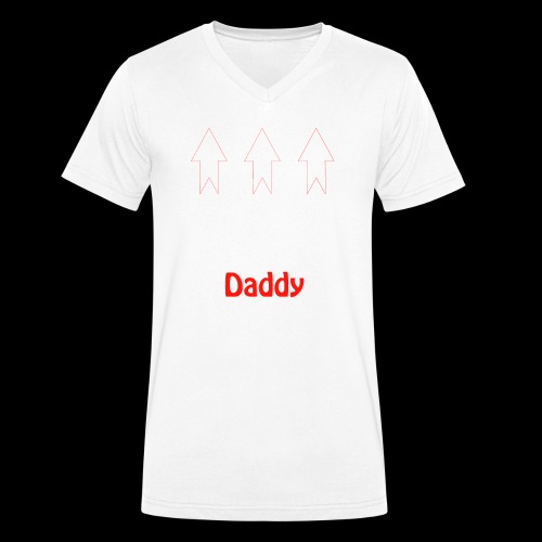 The coolest Daddy ever - Stanley/Stella Männer Bio-T-Shirt mit V-Ausschnitt