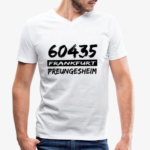 60435 Frankfurt Preungesheim - Männer Bio-T-Shirt mit V-Ausschnitt von Stanley & Stella