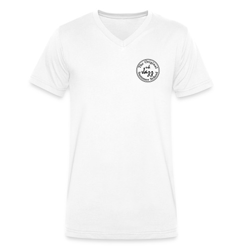 Spread Shirt Logo Badge - Men's Organic V-Neck T-Shirt by Stanley & Stella