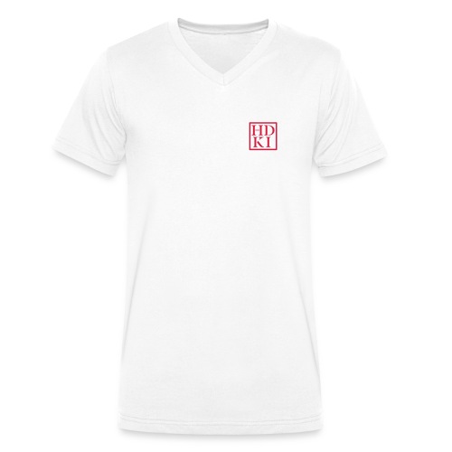 HDKI logo - Stanley/Stella Men's Organic V-Neck T-Shirt 