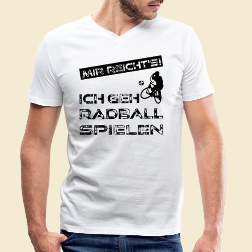 Radball | Mir reicht's! - Stanley/Stella Männer Bio-T-Shirt mit V-Ausschnitt