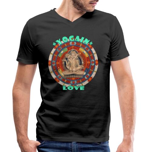 YogaIn Love - T-shirt ecologica da uomo con scollo a V di Stanley & Stella