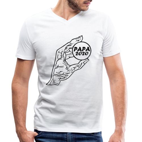 Papa 2020 - Stanley/Stella Männer Bio-T-Shirt mit V-Ausschnitt