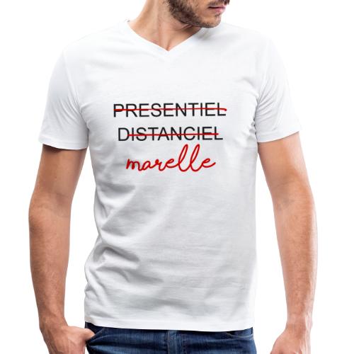 DISTANCIEL MARELLE BIG - T-shirt bio col V Stanley & Stella Homme