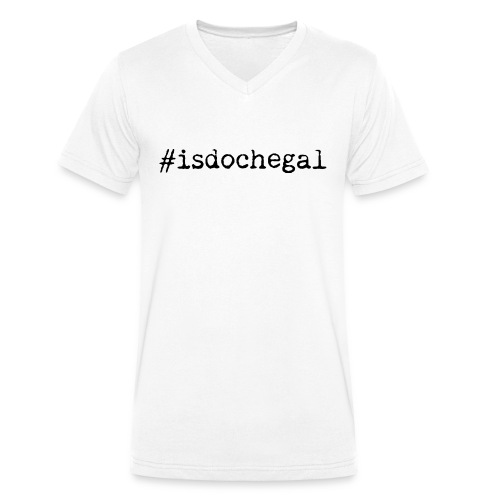 #isdochegal - Stanley/Stella Männer Bio-T-Shirt mit V-Ausschnitt