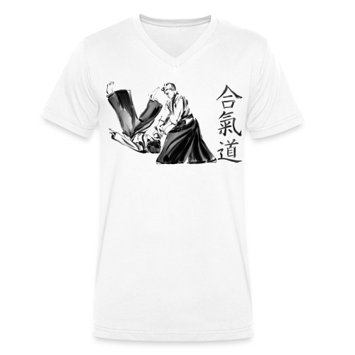 aikido - Stanley/Stella Männer Bio-T-Shirt mit V-Ausschnitt