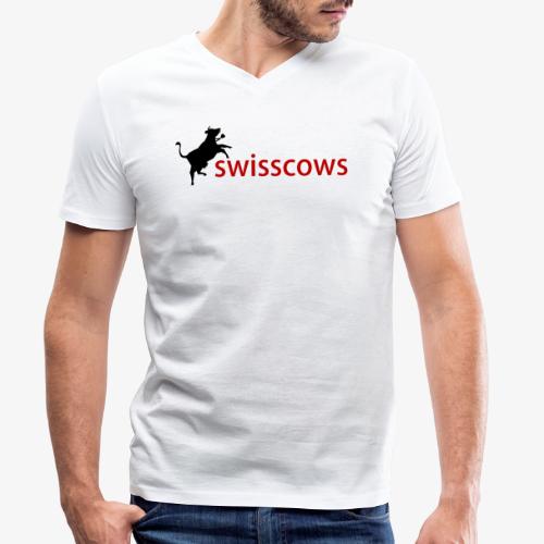 Swisscows - Männer Bio-T-Shirt mit V-Ausschnitt von Stanley & Stella