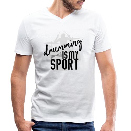 drumming is my Sport - Männer Bio-T-Shirt mit V-Ausschnitt von Stanley & Stella