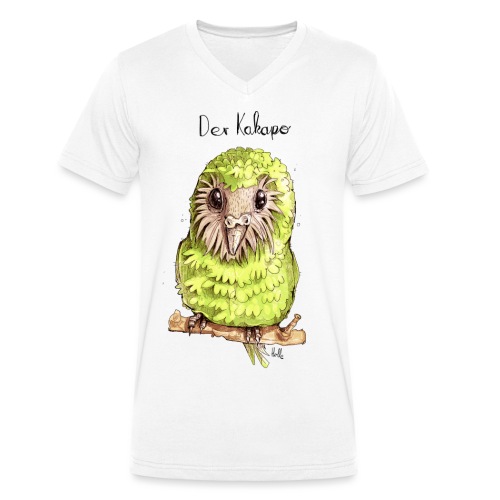Kakapo - Stanley/Stella Men's Organic V-Neck T-Shirt 