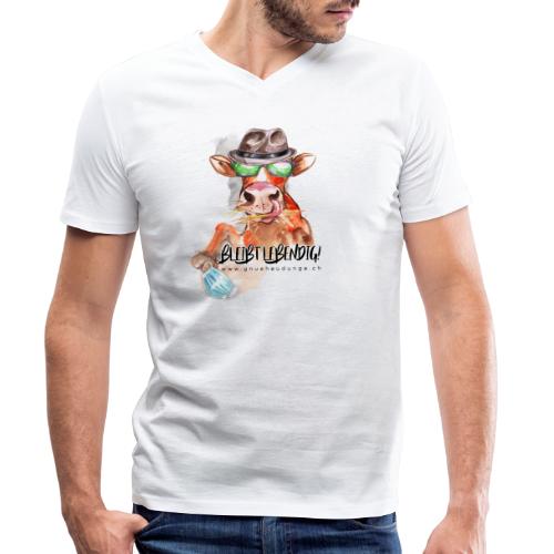Bleibt LEBENDIG! - Stanley/Stella Männer Bio-T-Shirt mit V-Ausschnitt