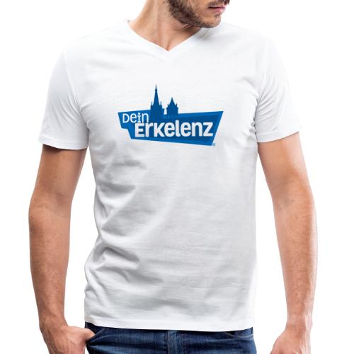 Logo Dein Erkelenz - Männer Bio-T-Shirt mit V-Ausschnitt von Stanley & Stella