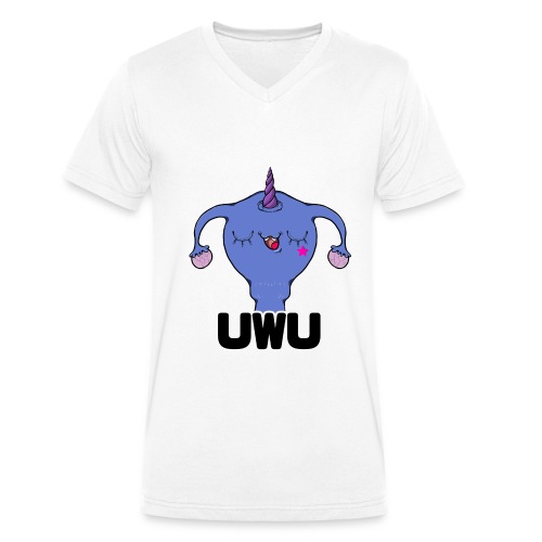 cute Uwuterus - Stanley/Stella Männer Bio-T-Shirt mit V-Ausschnitt