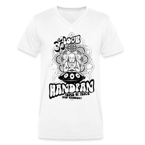 handpan - Stanley/Stella Männer Bio-T-Shirt mit V-Ausschnitt
