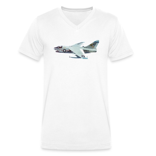 A-7 Corsair II - Stanley/Stella Männer Bio-T-Shirt mit V-Ausschnitt