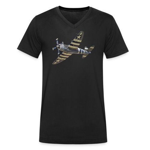 P-47 Thunderbolt - Stanley/Stella Männer Bio-T-Shirt mit V-Ausschnitt
