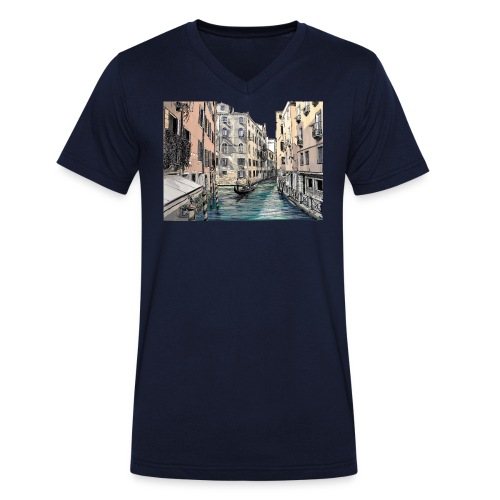 Venedig - Männer Bio-T-Shirt mit V-Ausschnitt von Stanley & Stella