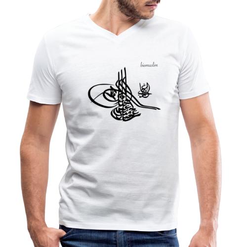 Ottoman Empire Tughra - Männer Bio-T-Shirt mit V-Ausschnitt von Stanley & Stella