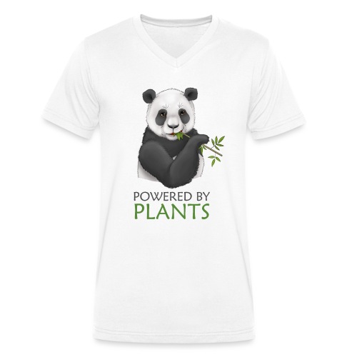 Panda 2 Plantbased - Ekologisk T-shirt med V-ringning herr från Stanley & Stella
