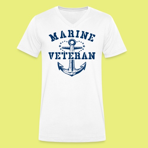 Marine Veteran - Stanley/Stella Männer Bio-T-Shirt mit V-Ausschnitt