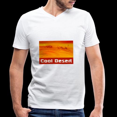 Cool Desert Sahara Motiv - Männer Bio-T-Shirt mit V-Ausschnitt von Stanley & Stella