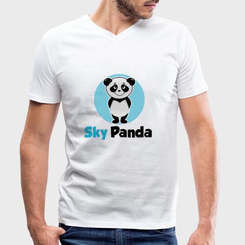 Panda Cutie - Männer Bio-T-Shirt mit V-Ausschnitt von Stanley & Stella