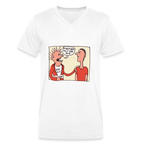 hataalltfaerg - Ekologisk T-shirt med V-ringning herr från Stanley & Stella