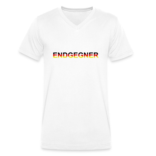ENDGEGNER - Männer Bio-T-Shirt mit V-Ausschnitt von Stanley & Stella